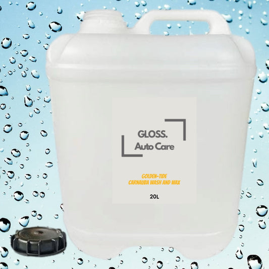 20L Gloss Auto Care Golden-Tide Carnauba Wash and Wax